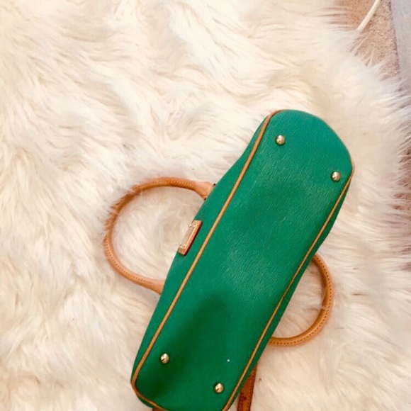 SOLD Dooney & Bourke Textured Leather Zip Satchel - Picture 6 of 8